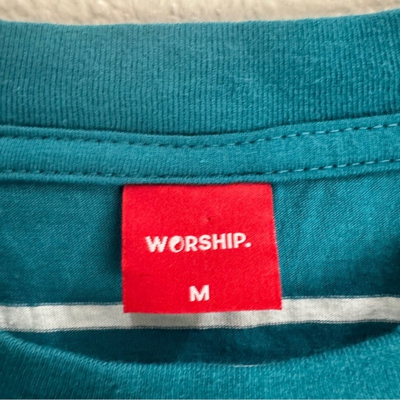 Worship Vintage Skate Shirt Size Medium - Picture 3 of 6